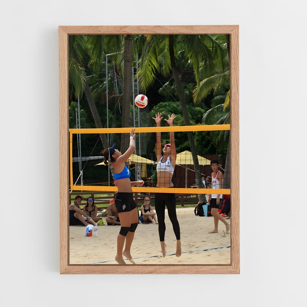 Poster Beach Battle – affiche Beach-volley (vue 4)